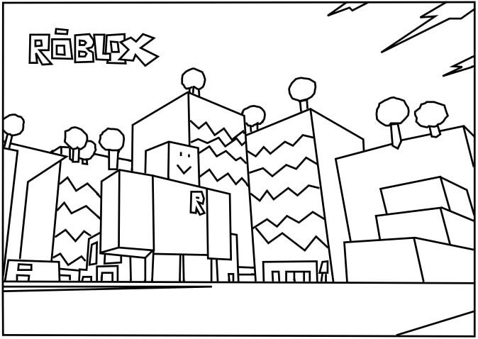674x478 Free Printable Roblox Coloring Pages