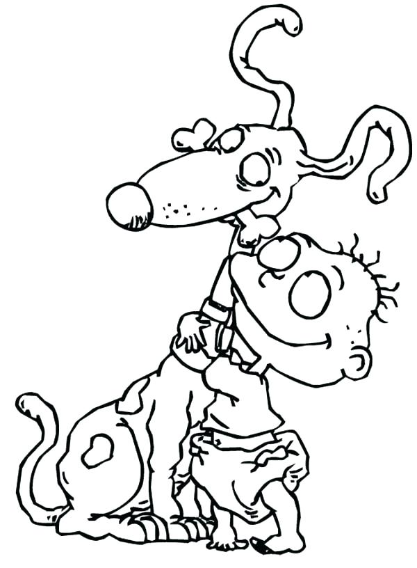 600x816 Rugrats Coloring Pages Rugrats Coloring Pages Rugrats Love His Dog