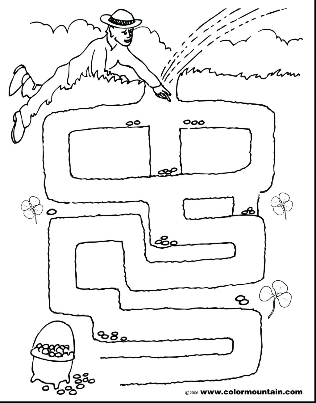 1024x1305 Coloring Page ~ Maze Coloring Pages Activity Page Create Printout