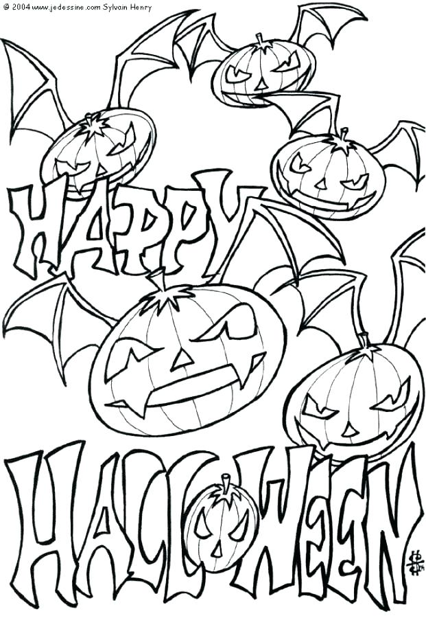 621x900 Creepy Halloween Coloring Pages Scary Coloring Pages Free