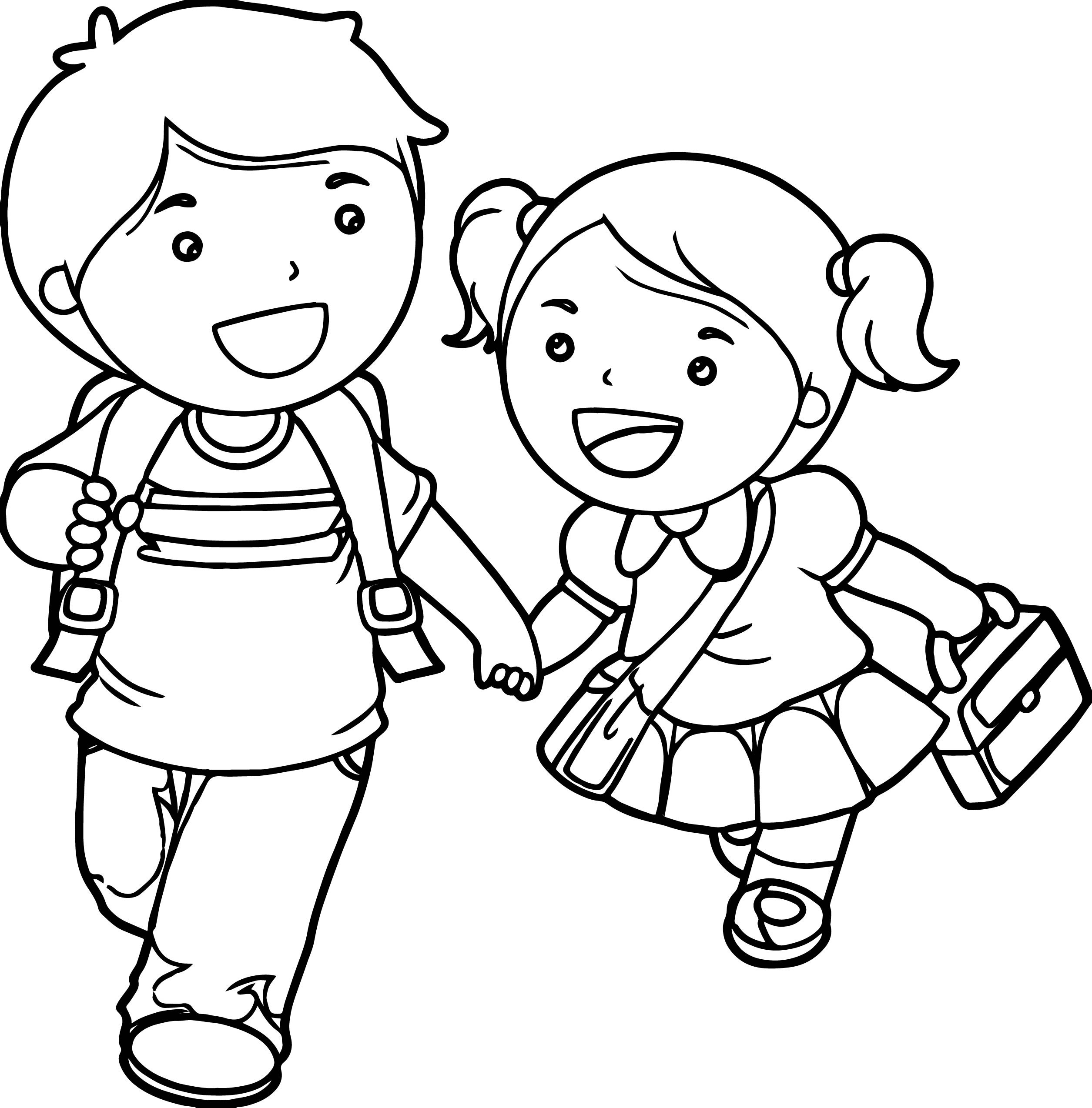 2510x2548 Schoolboy Coloring Page For Kids Lovely Lovely Decoration Reading