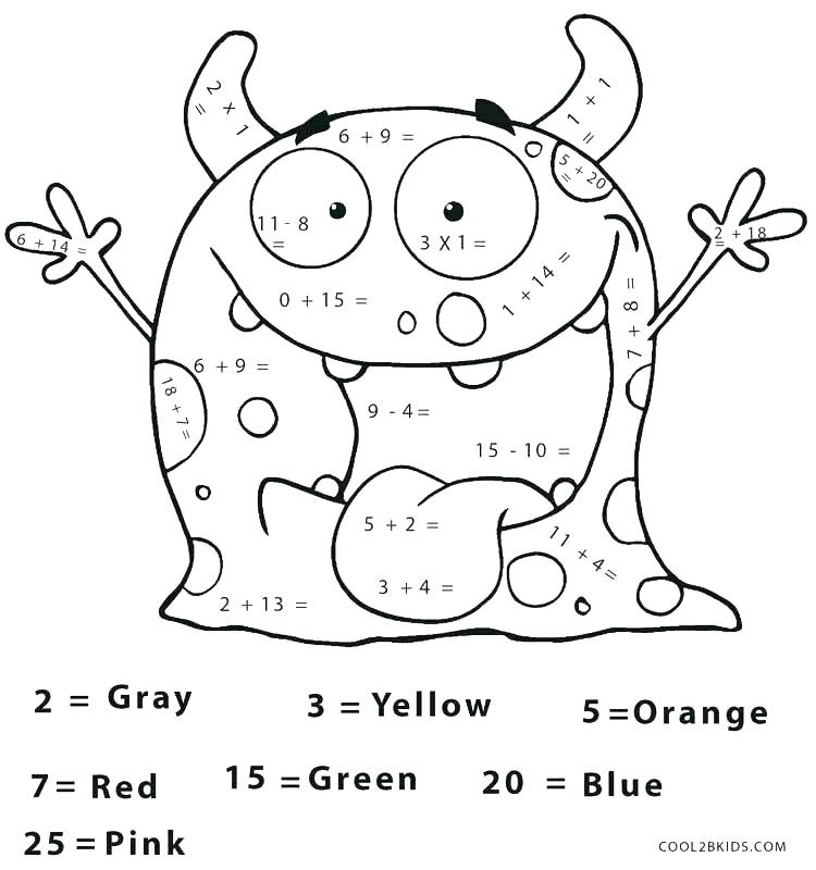 750x800 2nd Grade Coloring Pages Math Coloring Pages For Grade Coloring
