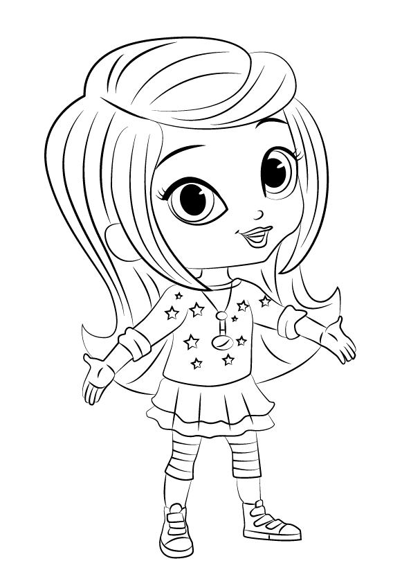 594x810 Shimmer And Shine Coloring Pages Of 2017