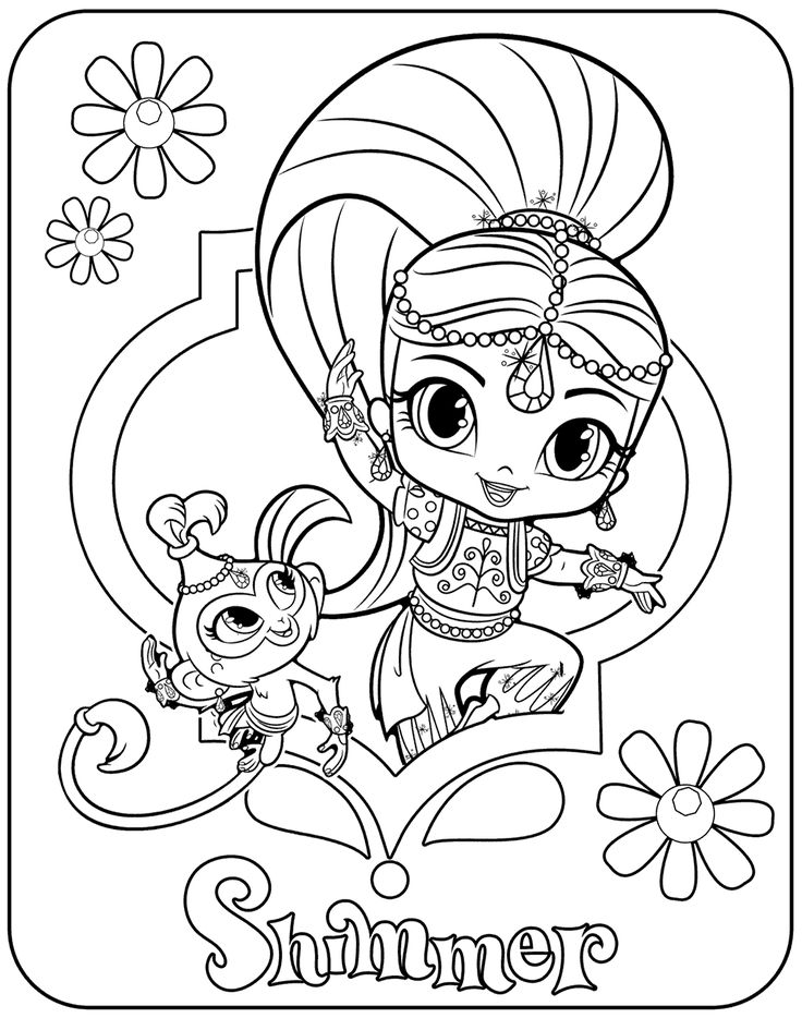 736x934 344 Best Shimmer Amp Shine Printables Images On Coloring