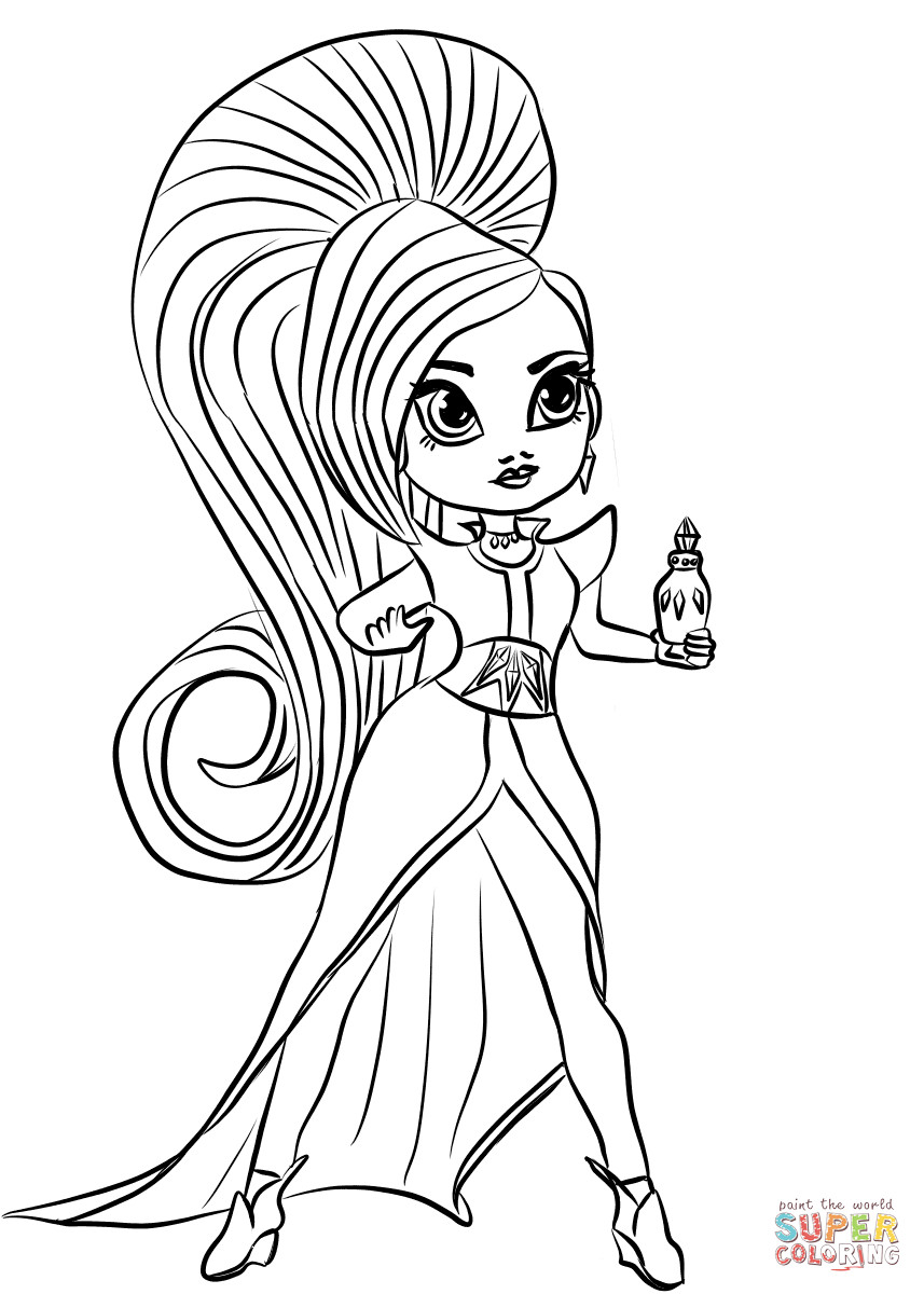 857x1200 Shimmer And Shine Coloring Sheets Acpra