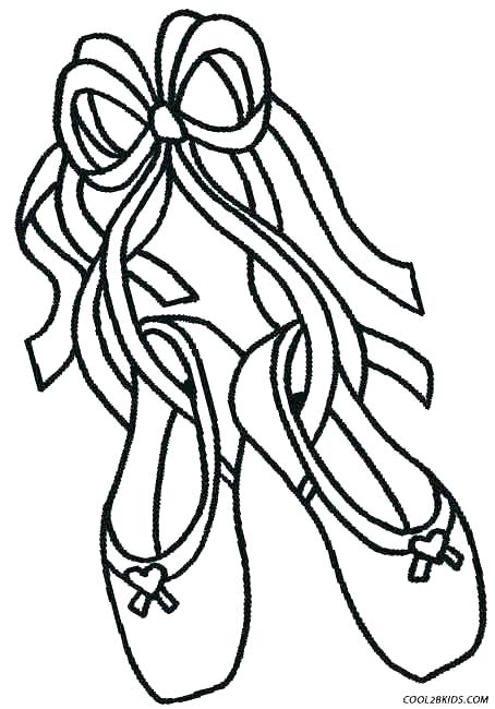 Coloring Pages Shoes Printable
