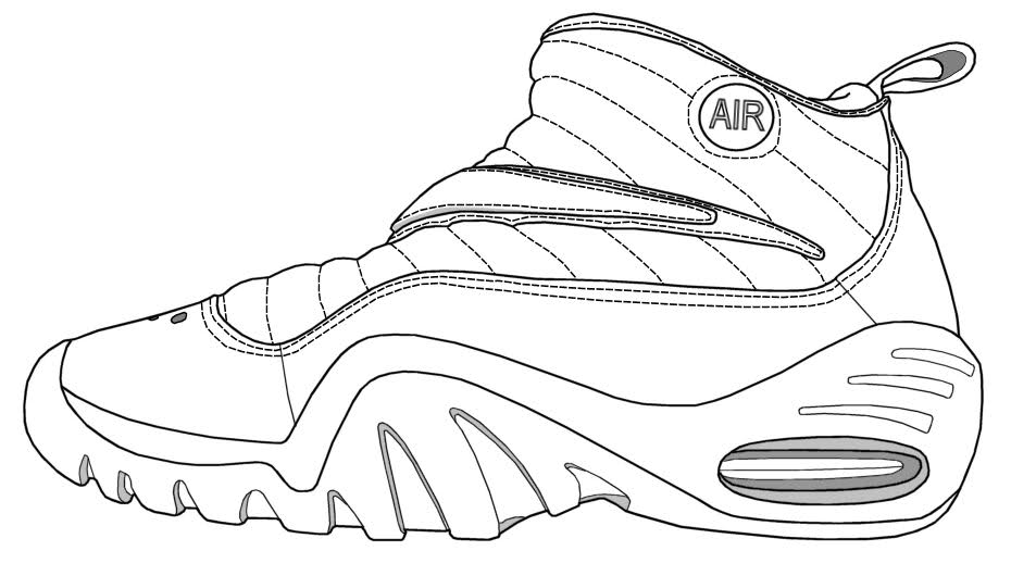 930x530 Peaceful Inspiration Ideas Coloring Pages Shoes Printable Tennis