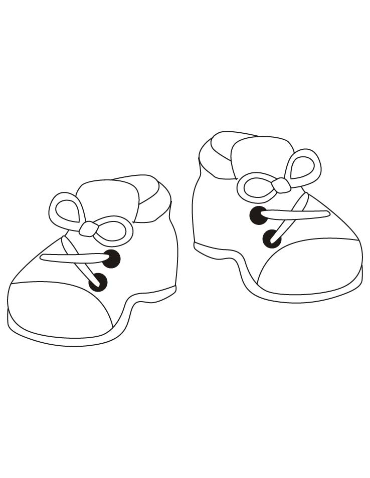 738x954 Shoes Coloring Pages