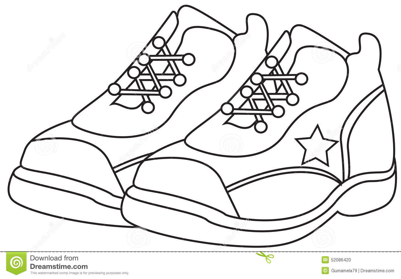 1300x907 Shoes5 Coloring Pages Shoes
