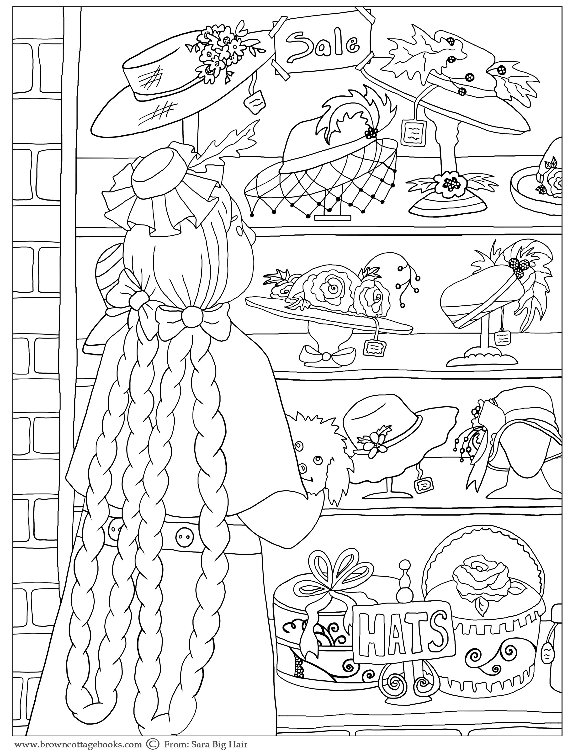 2400x3150 Free Coloring Pages By Annie Amp Fern Brown