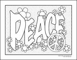 250x193 Peace Signs Colouring Pages, Free Pdfs From All Ages Coloring