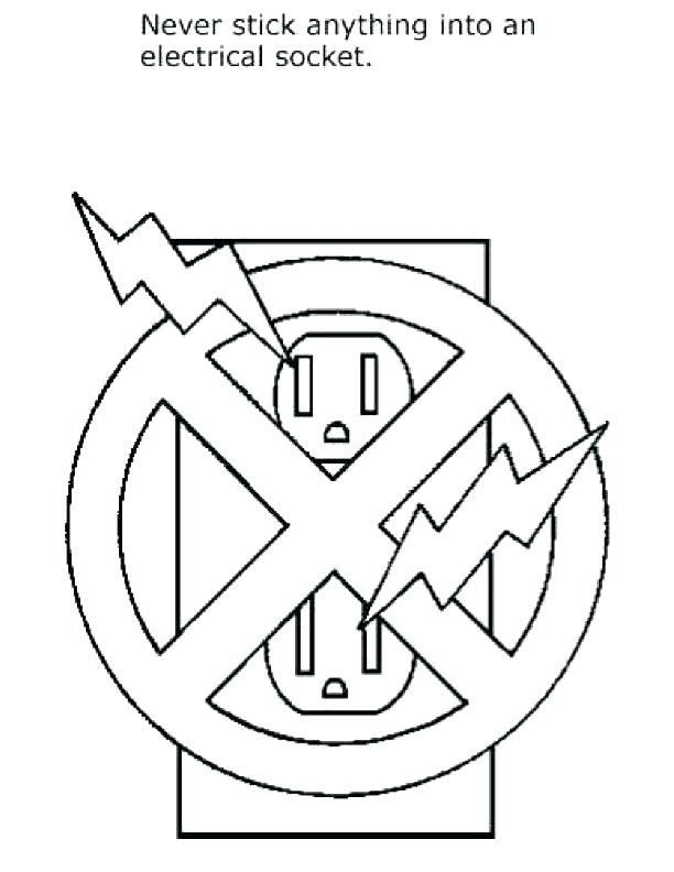 612x792 Stop Sign Coloring