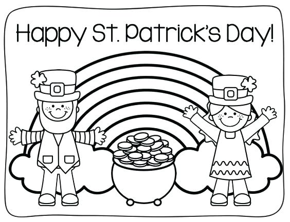 564x433 St Pattys Day Coloring Pages Coloring Printable St Day Coloring