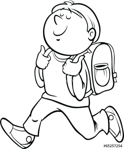 418x500 Student Coloring Page Student Coloring Pages Student Coloring