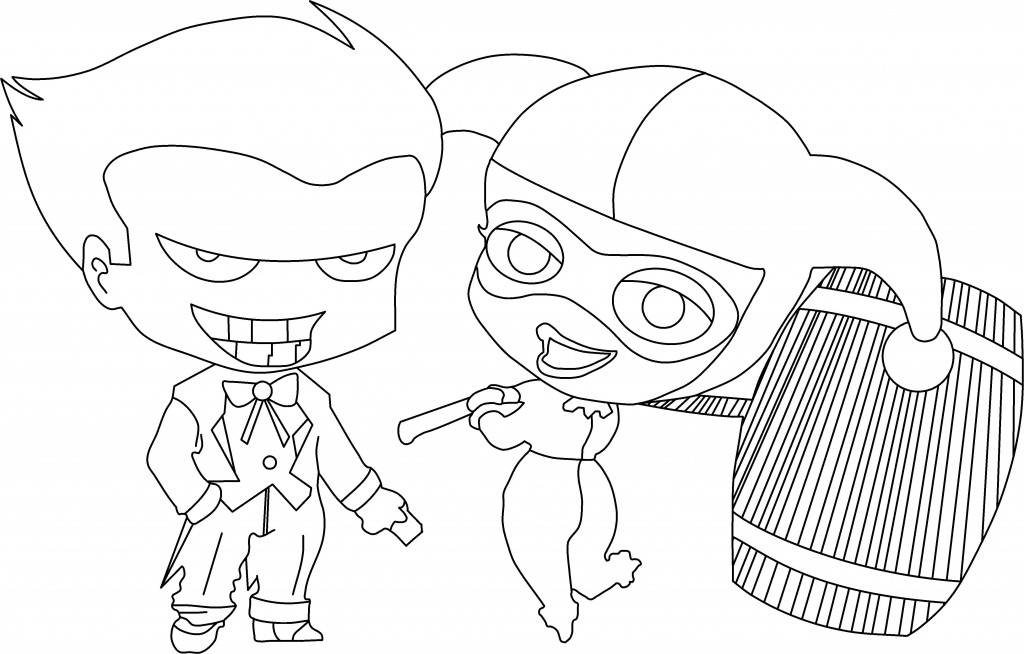 1024x654 Suicide Squad Joker Coloring Pages