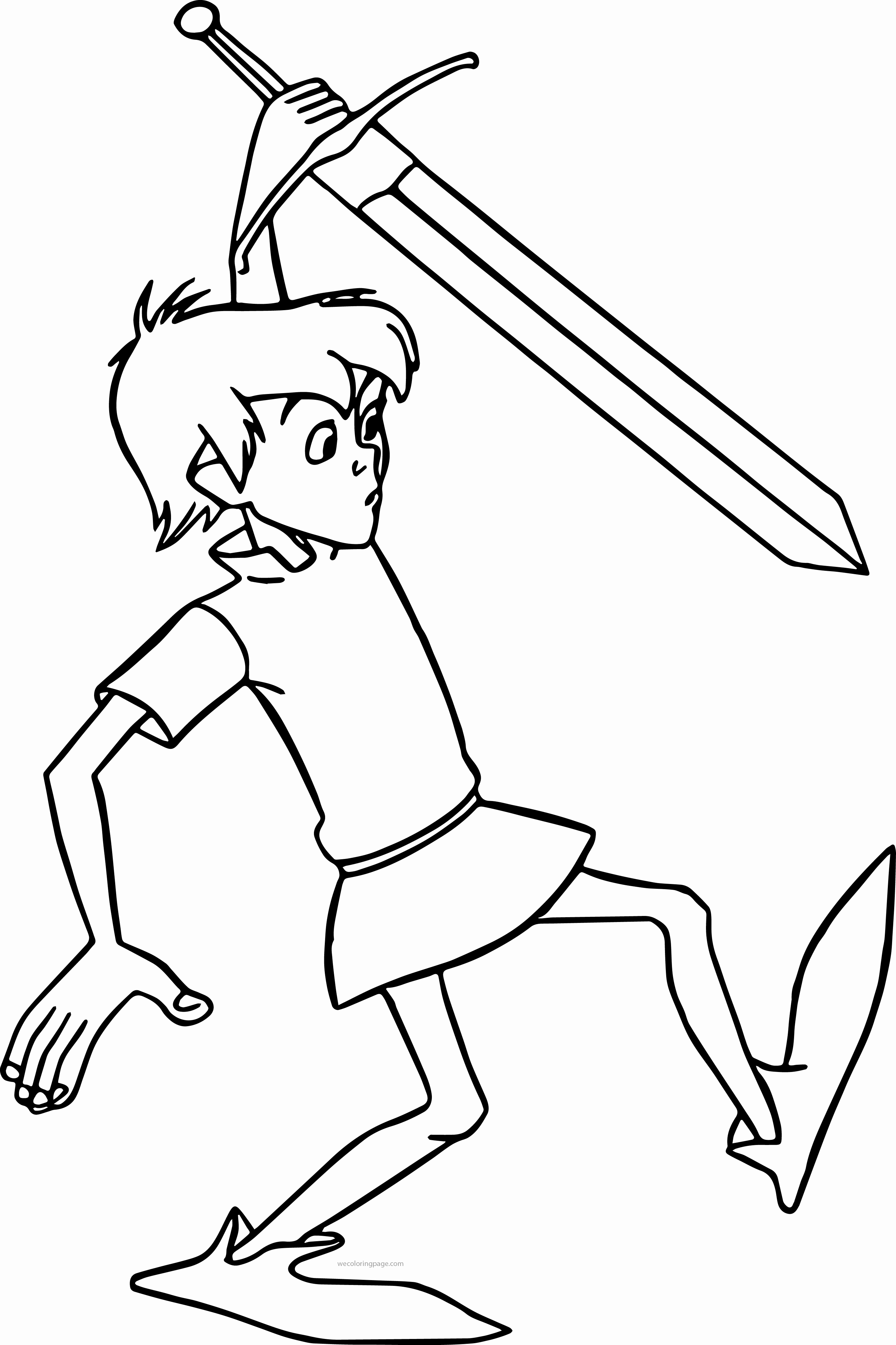 2971x4458 Practical The Sword In Stone Coloring Pages Hi