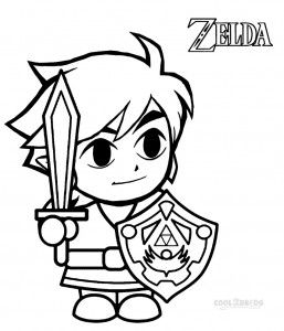 257x300 Zelda Skyward Sword Coloring Pages Kids Skyward