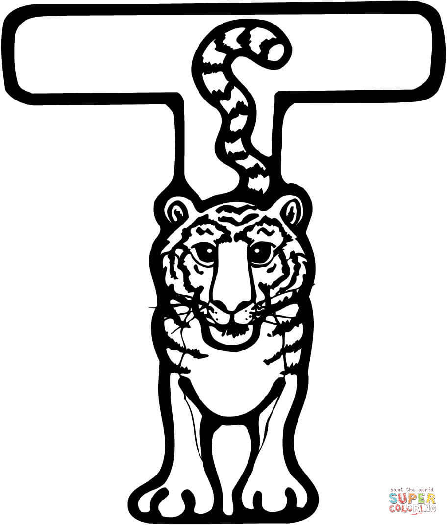 912x1071 Letter T Coloring Pages Free Coloring Pages Letter T Coloring Page