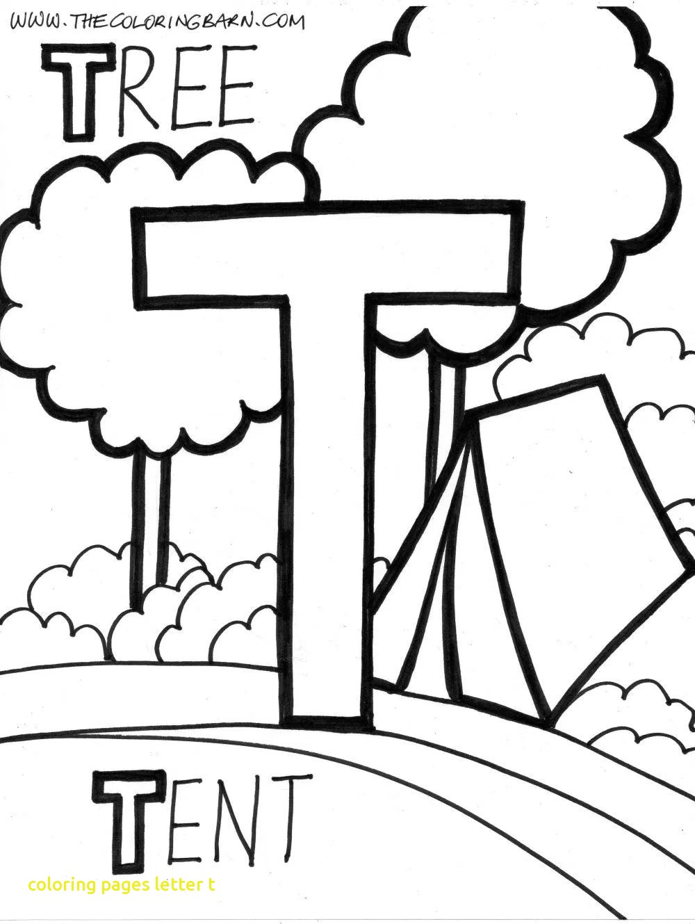 1000x1329 Coloring Pages Of The Letter T