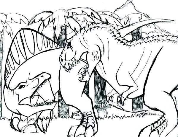 600x464 Coloring Pages Trex Page T Vs V By On And Dinosaurs Baby Free