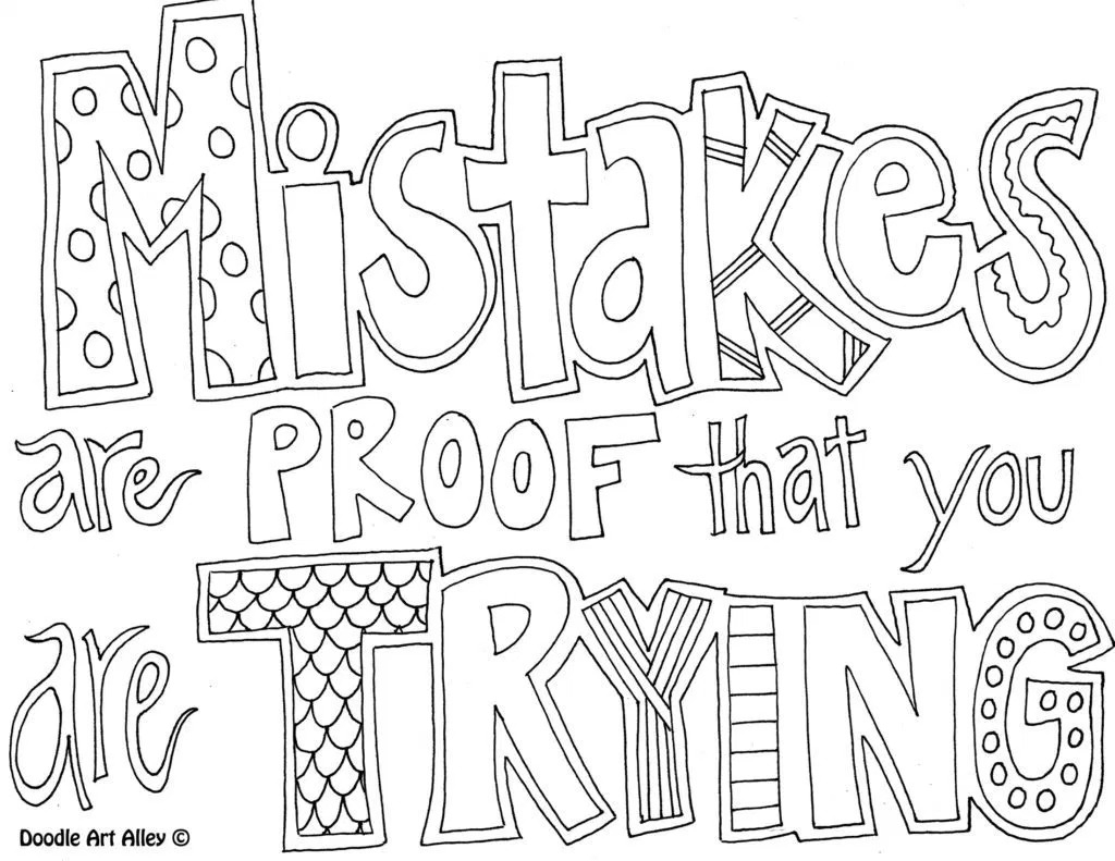 1024x791 Cool Coloring Pages For Adults Quotes Coloring Page Free