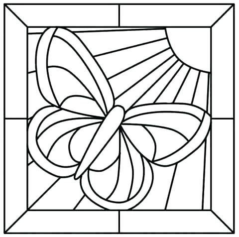 480x476 Coloring Pages That Look Like Stained Glass Rosa Parks Coloring