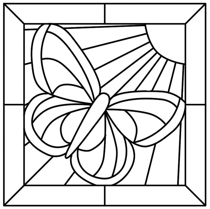 725x720 Awesome Stain Fancy Stained Glass Coloring Pages On Stained Glass
