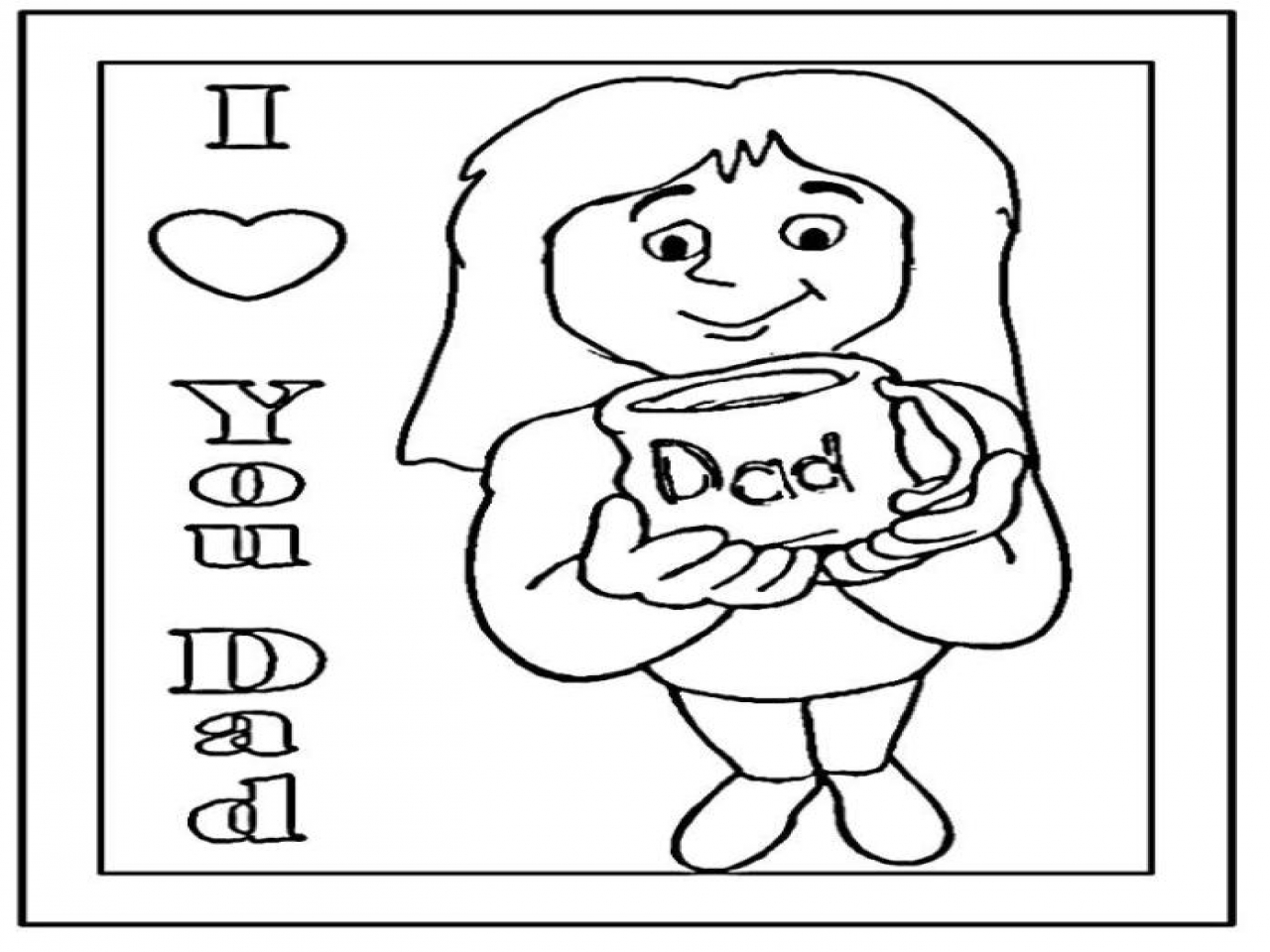 Coloring Pages That Say I Love You Mom
