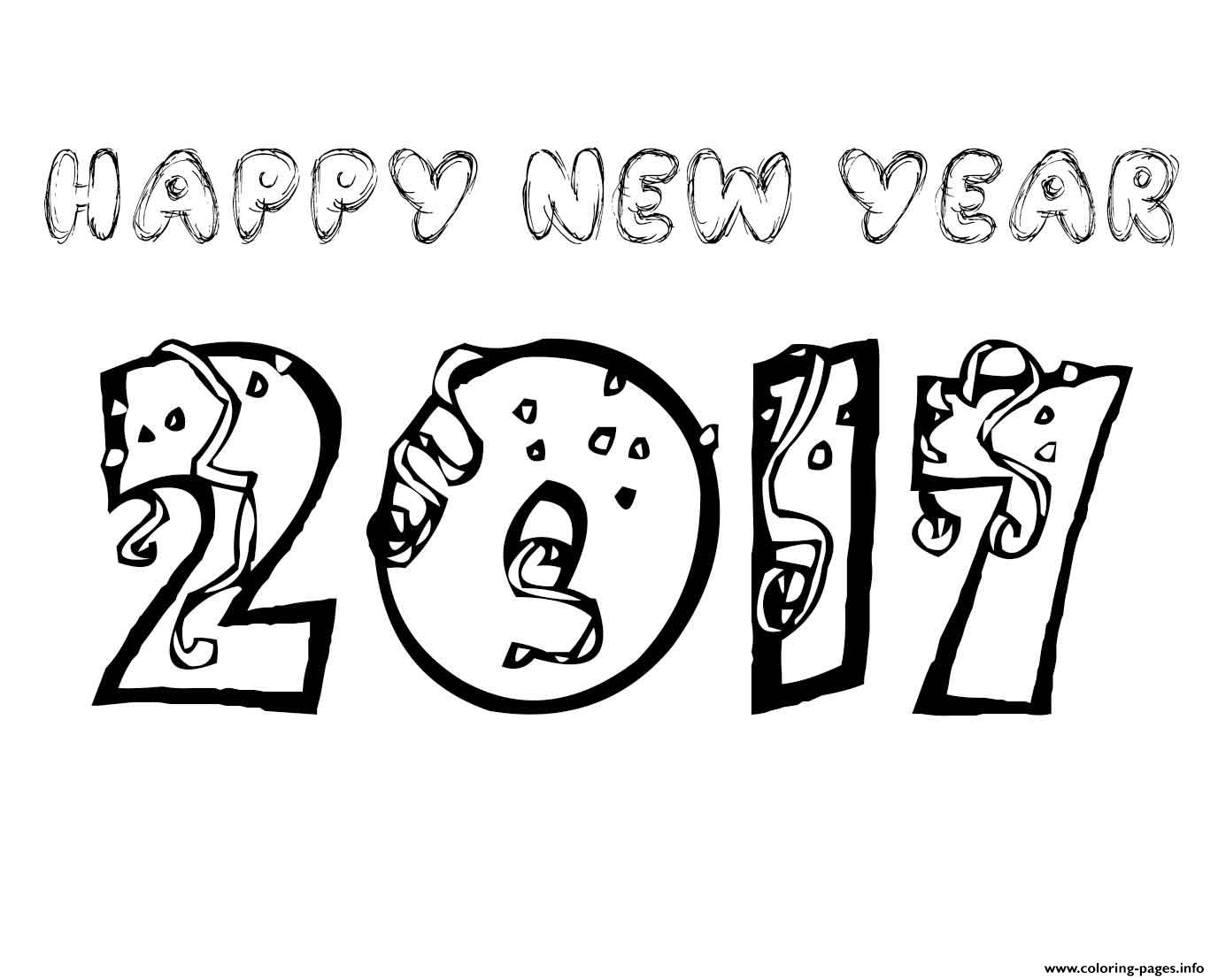1376x1108 Trend Happy New Year 2017 Coloring Pages Merry