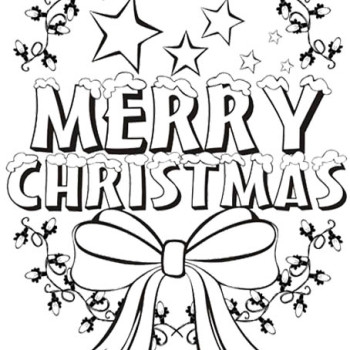 350x350 Coloring Pages That Say Merry Christmas Disney Merry Christmas