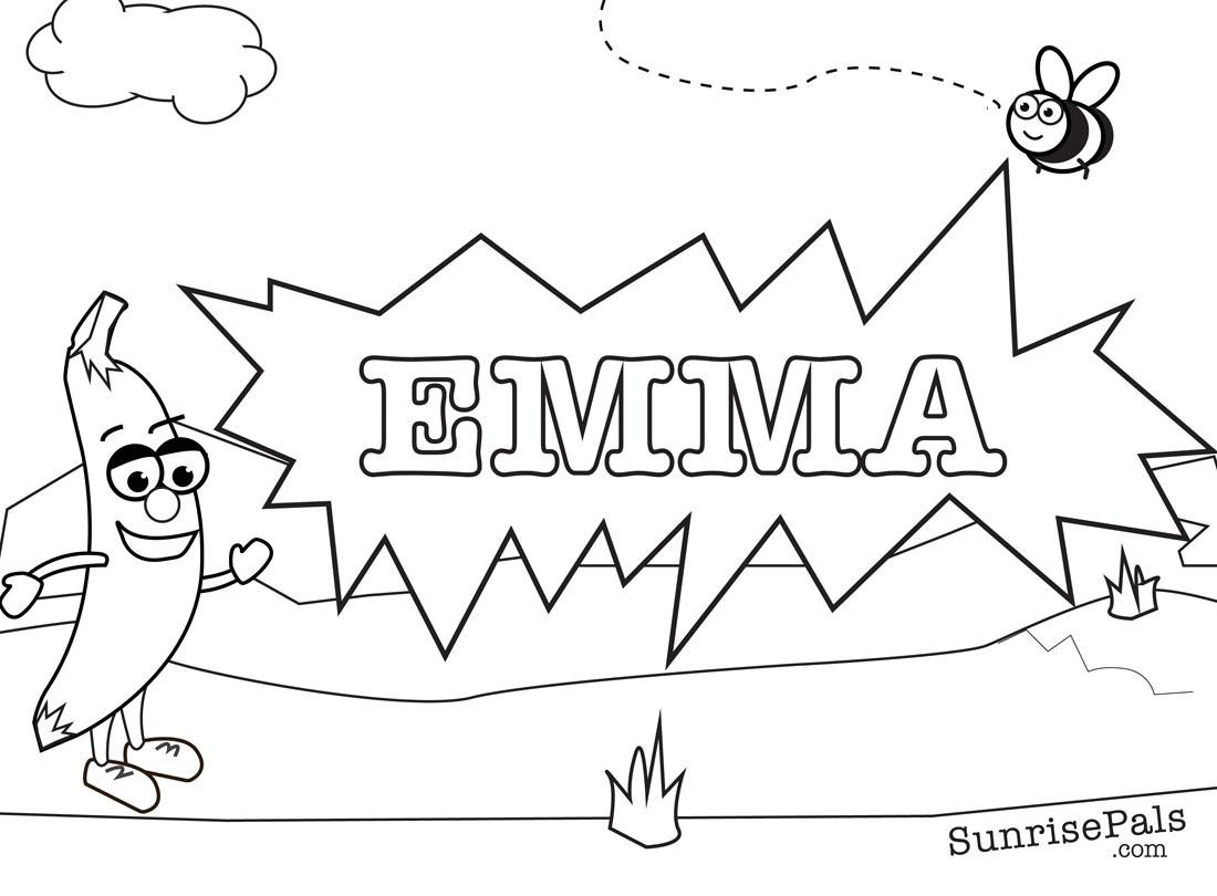 1100x810 Coloring Pages That Say Your Name New