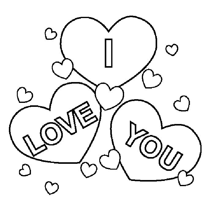 679x650 I Love You Color Pages I Love You Coloring Pages To Print