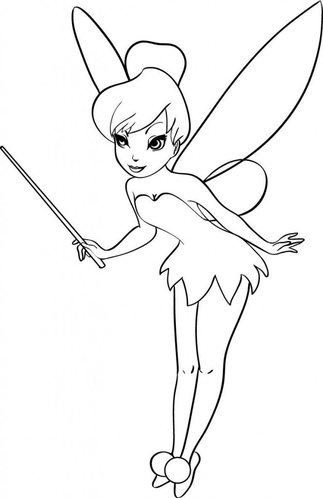 665x1024 Free Printable Tinkerbell Coloring Pages For Kids Tinkerbell