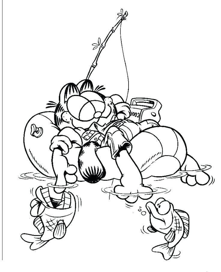 736x906 Fishing Coloring Pages Color Drawing Online Pictures Fishing