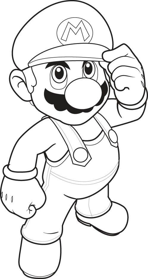 498x939 Top 20 Free Printable Super Mario Coloring Pages Online Number