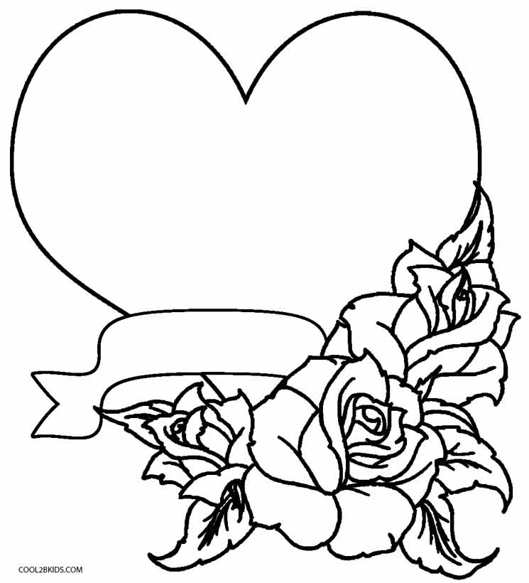 745x820 Coloring Pages Draw A Rose Coloring Pages For Kids