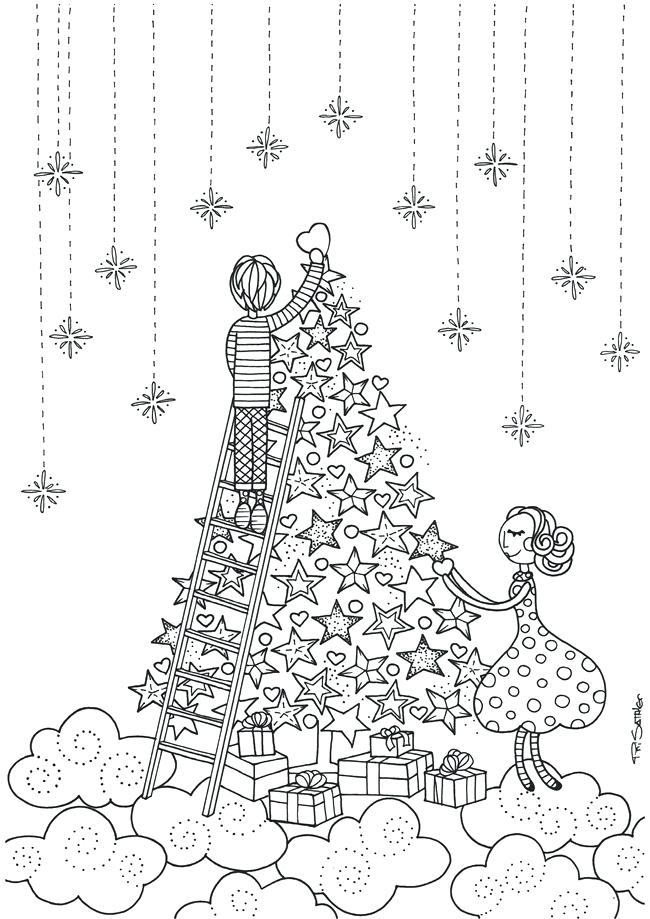 650x919 Christmas Printables Coloring Pages