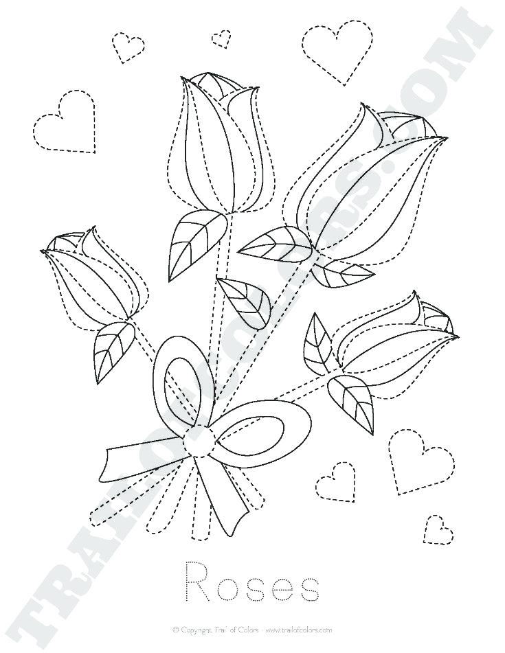 735x951 Tracing Coloring Pages Robot Coloring Page And Word Tracing Free
