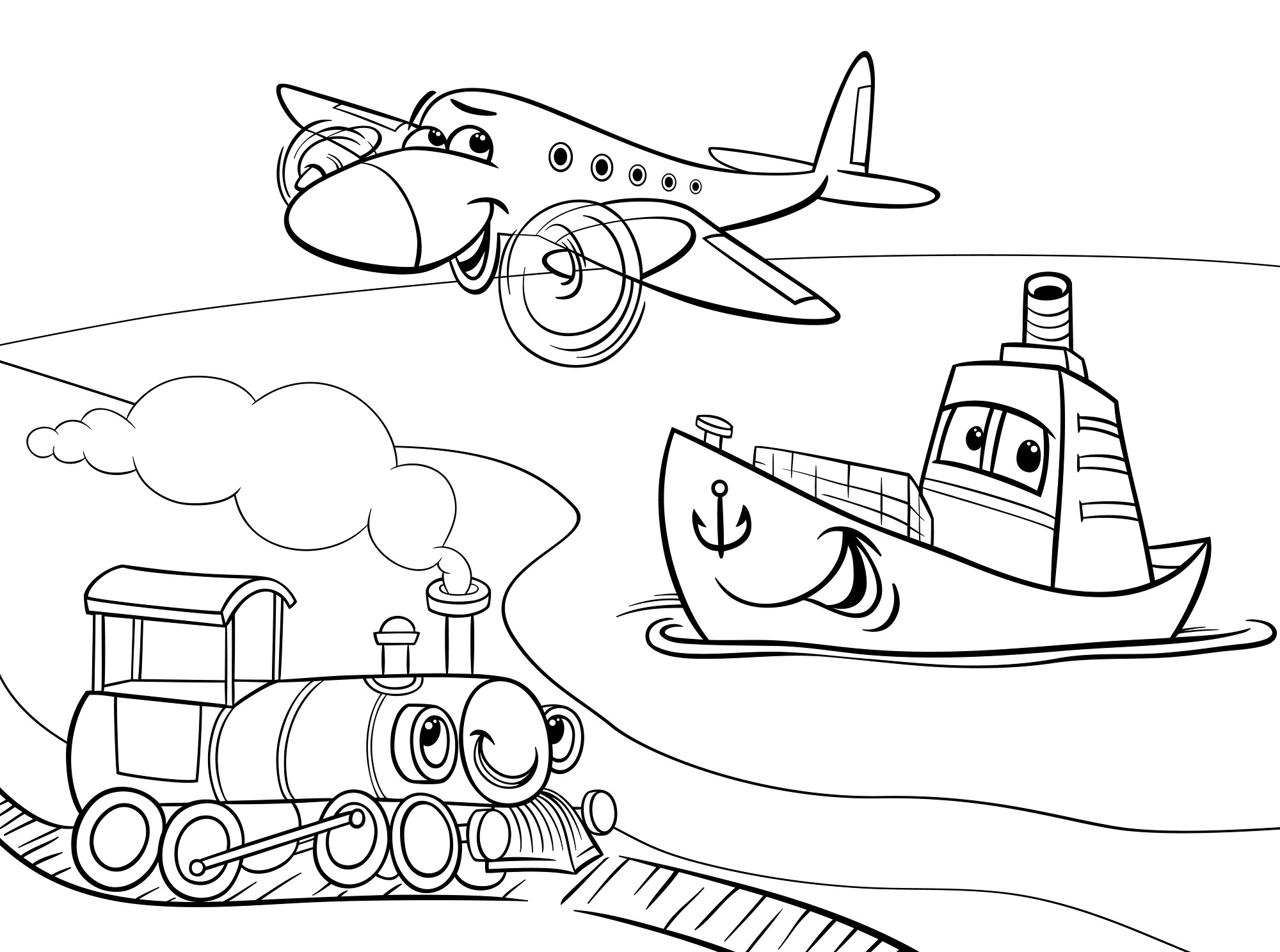 2000x1487 Travel Coloring Pages Inspirational Vitlt Of At 1