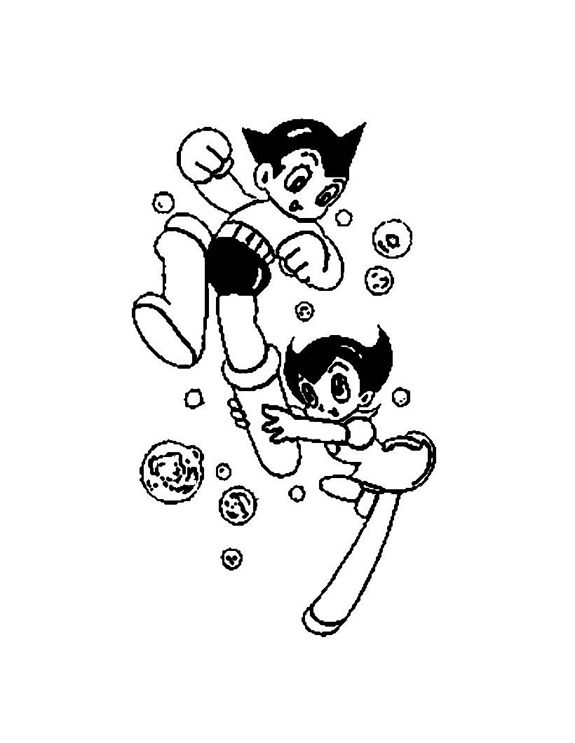 820x1060 Astro Boy Coloring Pages