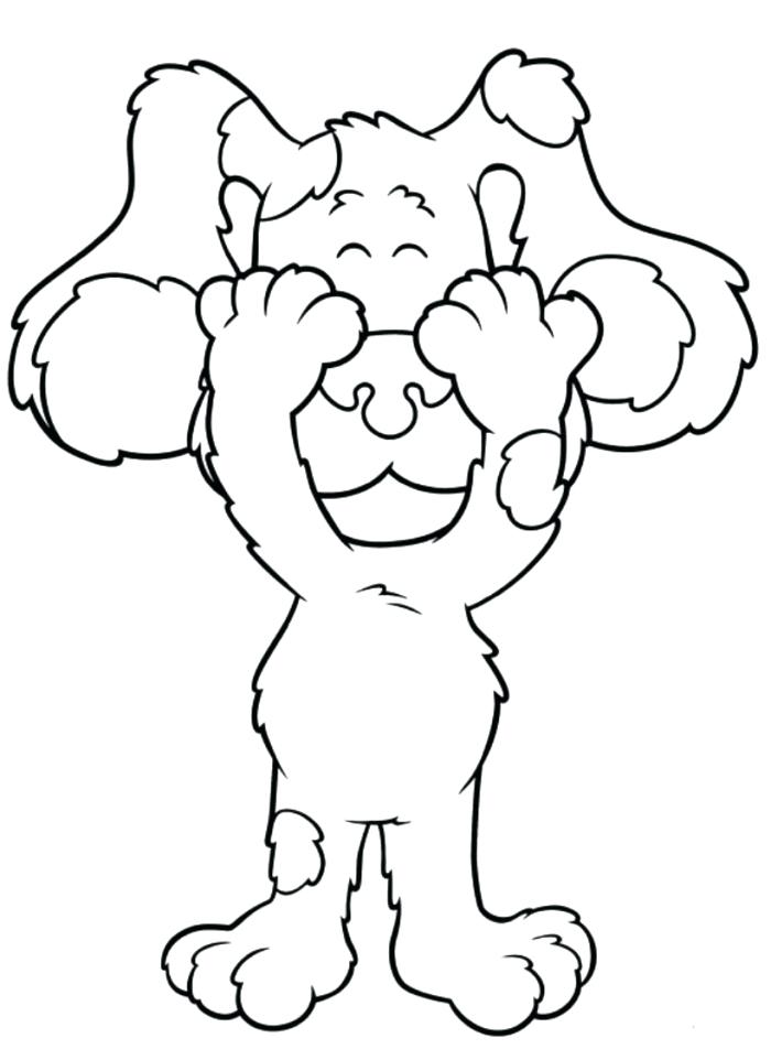 700x962 Tv Coloring Pages Blues Got A Hug Blues Clues Coloring Page Show