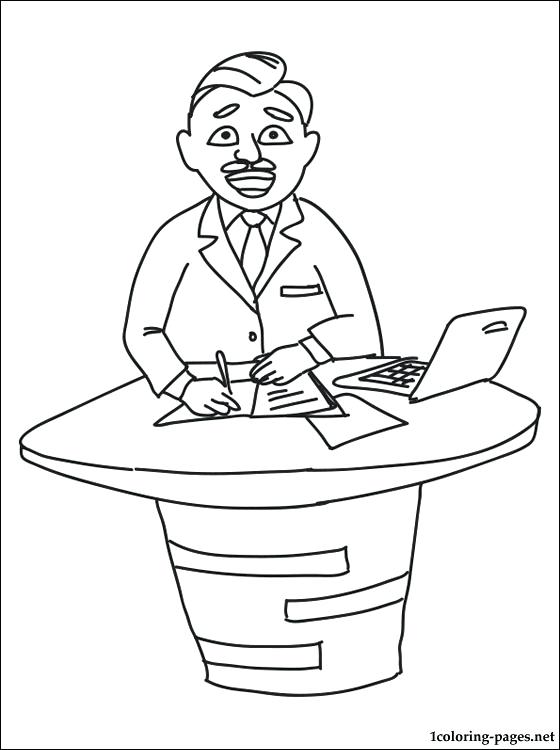 560x750 Tv Coloring Page