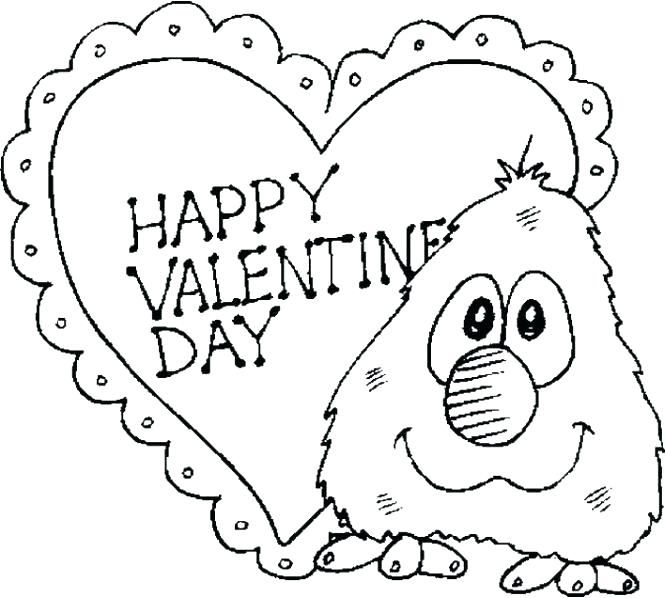 666x598 Valentine Coloring Pages Free Printable Coloring Valentines Cards