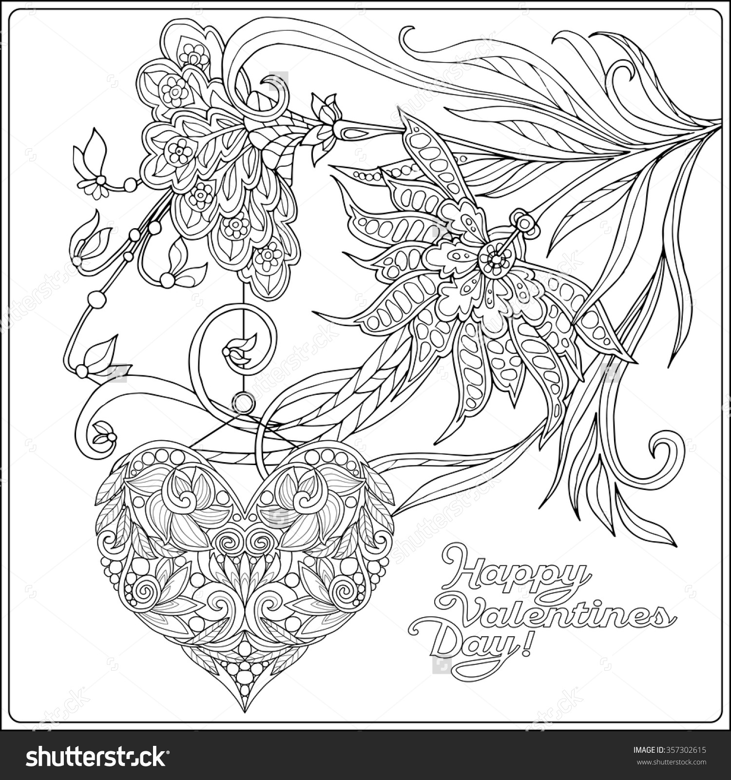 1500x1600 Fortune Printable Valentines Day Cards To Color Coloring Pages