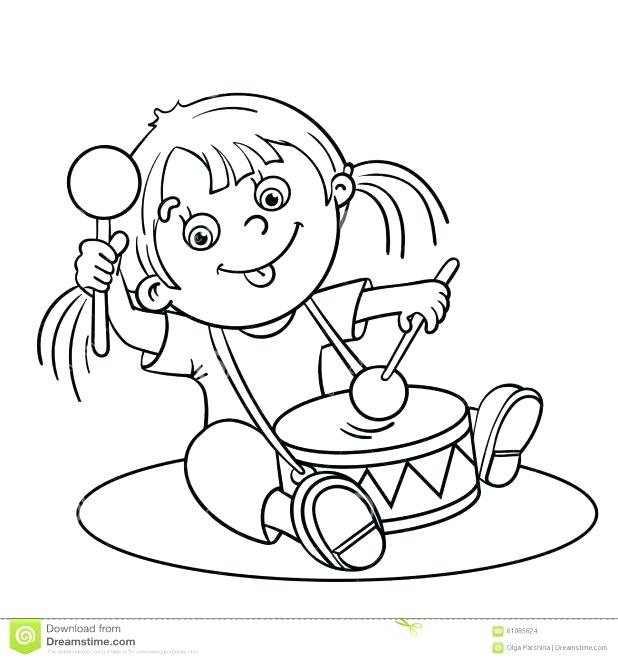 618x661 Person Outline Coloring Page Vector Of Person In A Hat Coloring