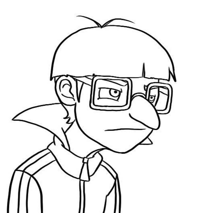 833x874 Despicable Me Coloring Pages Vector Coloringstar Despicable Me