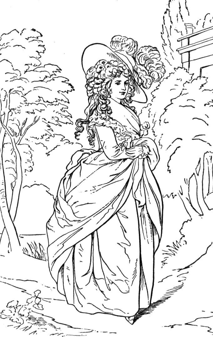 681x1077 Victorian Coloring Pages Beauteous Victorian Woman Coloring Pages
