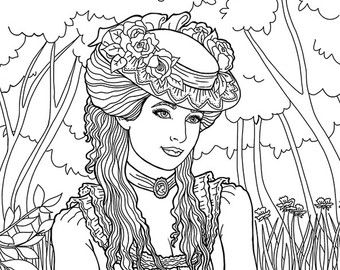 340x270 104 Best Victorian Coloring Pages Images On Coloring