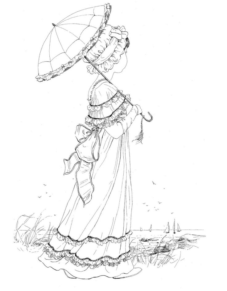 736x945 14 Best Adult Victorian Coloring Pages Images