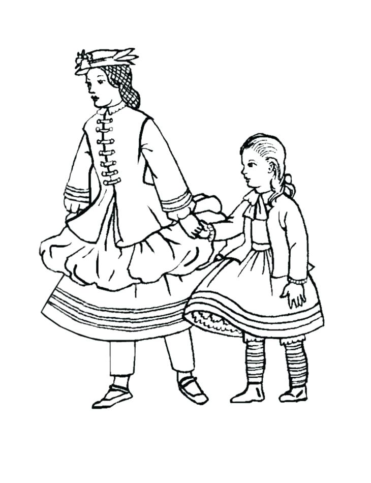 730x950 Coloring Pages Anime Princess Woman Victorian England Coloring